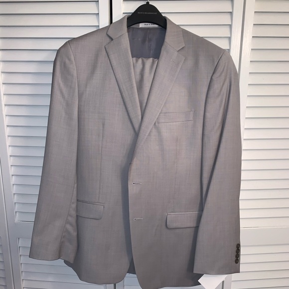 100% Wool Calvin Klein Suit (Jacket & Pants) - Picture 1 of 4